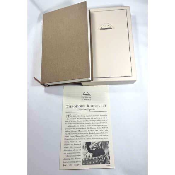 Theodore Roosevelt Letters & Speeches Library of America 2004 With Slipcover - Picture 1 of 11